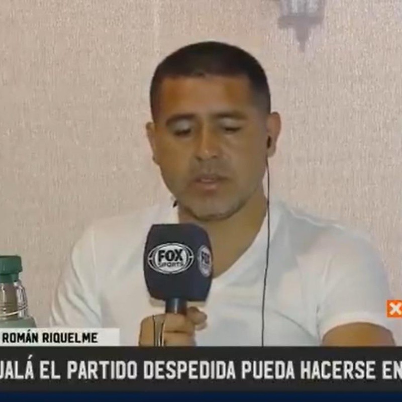 Riquelme: "River es el equipo que nos está representando a nosotros como país"