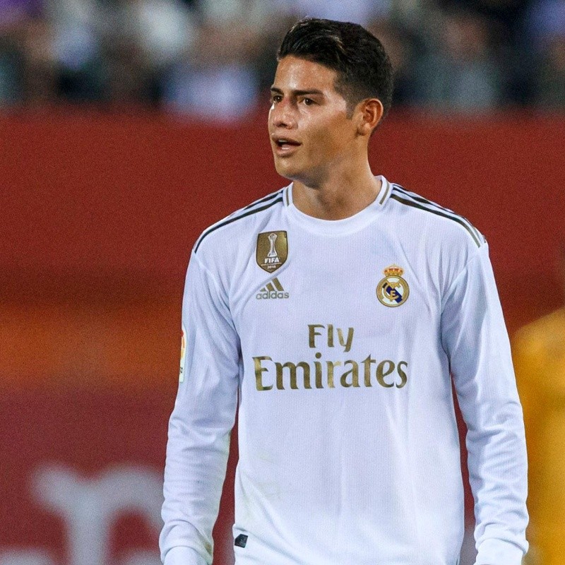 Real Madrid evalúa ofrecer a James Rodríguez en pago por un crack de la Premier