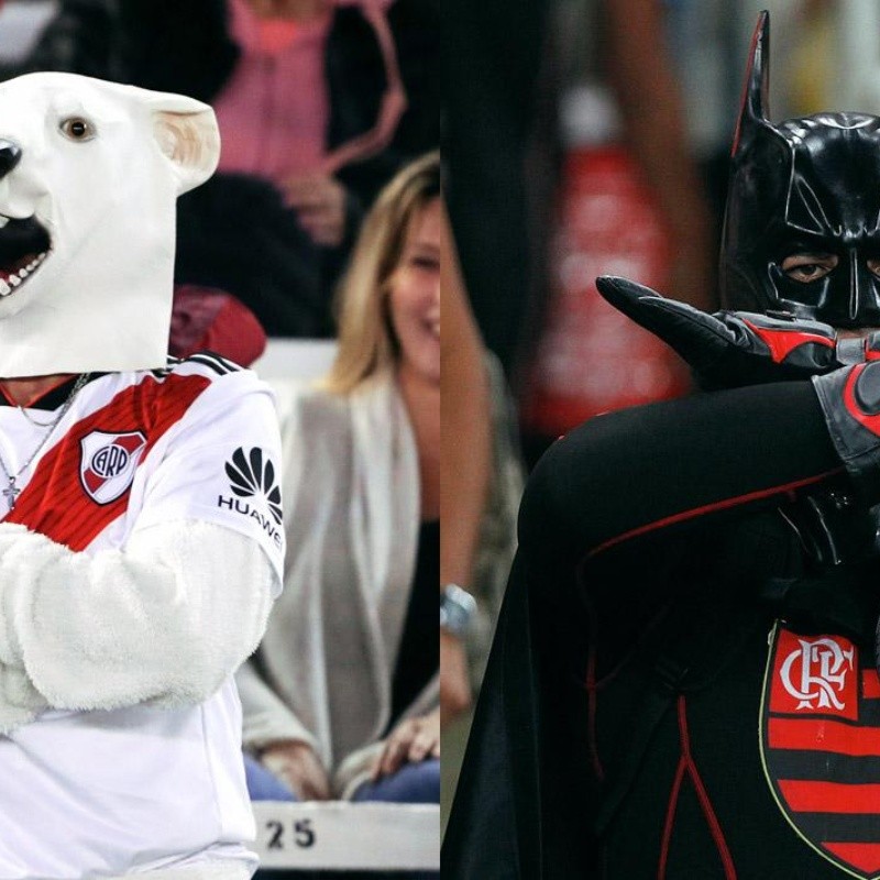 Las cábalas de los hinchas de River y Flamengo