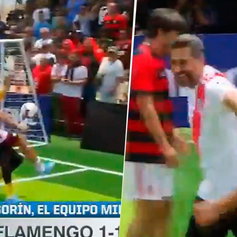 Ruggeri hizo enloquecer a todo 90 Minutos con un golazo en un picado