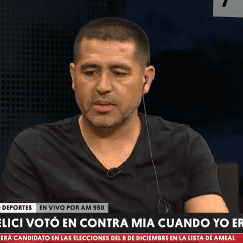 Riquelme le respondió a Angelici: "Me empujó a retirarme en Argentinos"