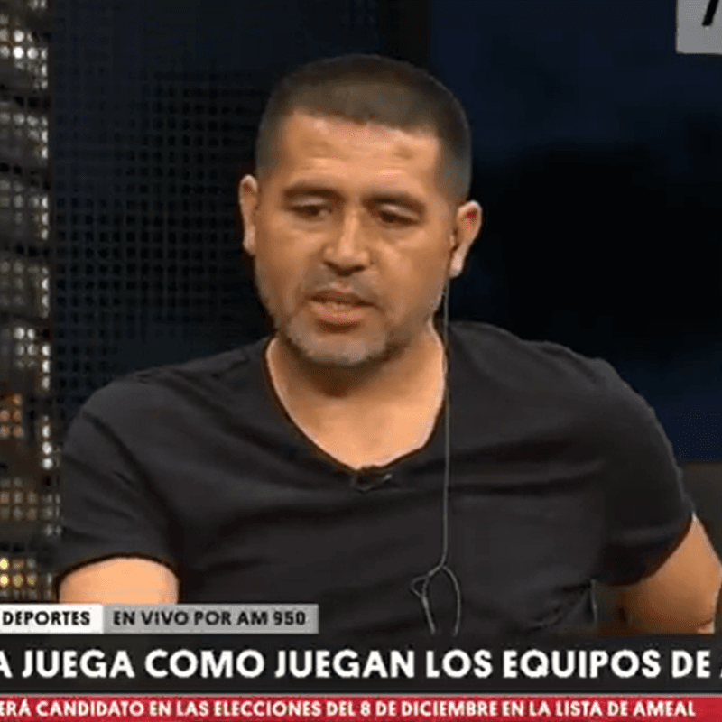 Riquelme sobre el mejor de River: "Si no lo tenía, Boca hubiese ganado en Madrid"