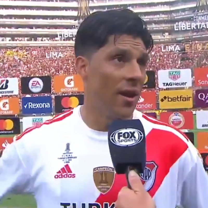 Enzo Pérez, gran perdedor: "Felicitaciones a Flamengo"