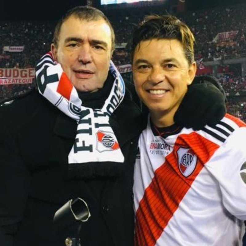 Costa Febre resumió todo con un tuit: "Si Gallardo se va de River habrá oscuridad"