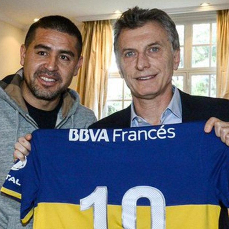 A Riquelme le dijeron que Macri es bostero como él y la respuesta fue genial