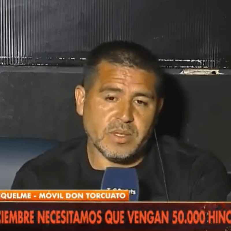 Riquelme: "Los hinchas de River quieren que gane el oficialismo"