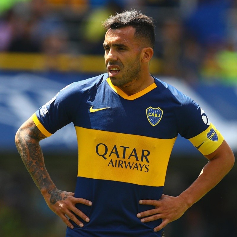 Para cerrar el año a la altura: se desgarró Carlos Tevez