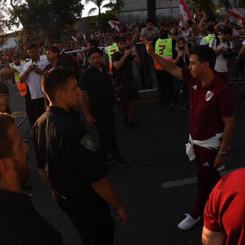 Gallardo le mandó un mensaje a los hinchas de River tras la final perdida