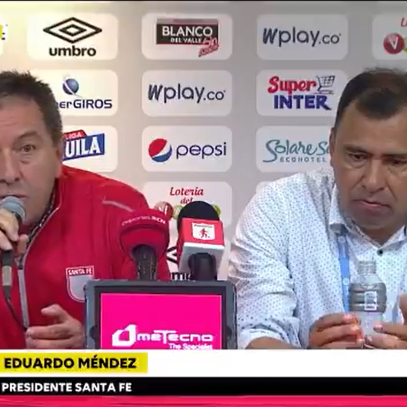 Presidente de Santa Fe insinúa que hubo "arreglo" en el juego vs. América