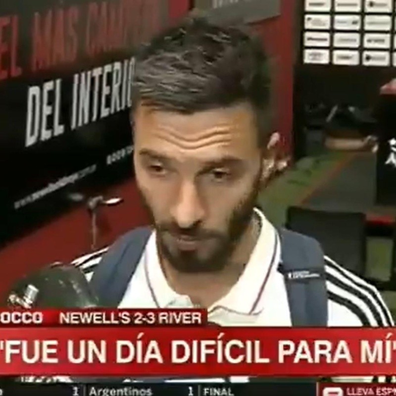 Scocco, sobre su gol a Newell's: "El que menos disfruté en mi carrera"