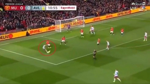 Una obra de arte: el gol de Grealish para Aston Villa ante Manchester United