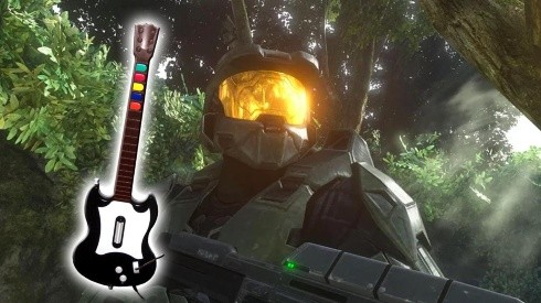 Streamer completa Halo 3 en dificultad máxima ¡Con el mando del Guitar Hero!