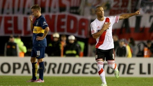 River saludó a Carlos Sánchez por su cumpleaños y recordó su gol a Boca