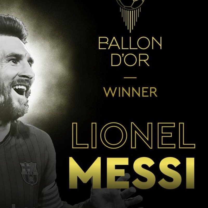 Messi es el ganador del Balón de Oro 2019