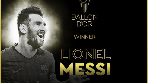 Messi es el ganador del Balón de Oro 2019