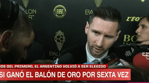 Messi: "Me hubiese gustado ganar la Copa América en vez de un Balón de Oro"