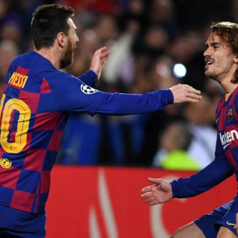 Se van haciendo amigos: Griezmann subió una foto junto a Messi en sus redes