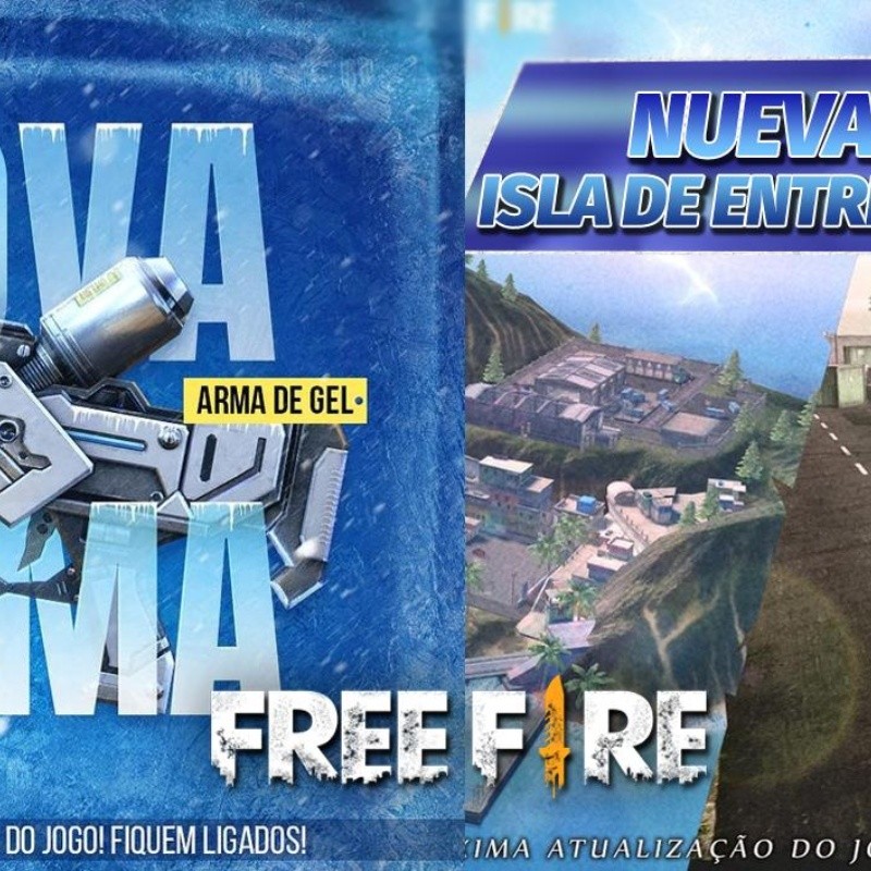 Un arma que lanza Paredes Gloo y una nueva isla llegan a Free Fire