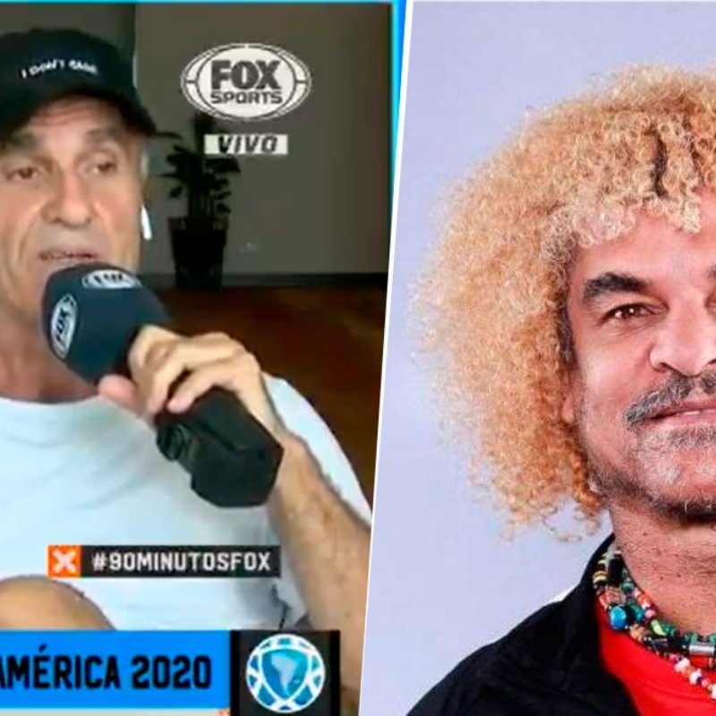 Ruggeri, como loco con el pelo del Pibe Valderrama: "¿Cómo puede ser?"