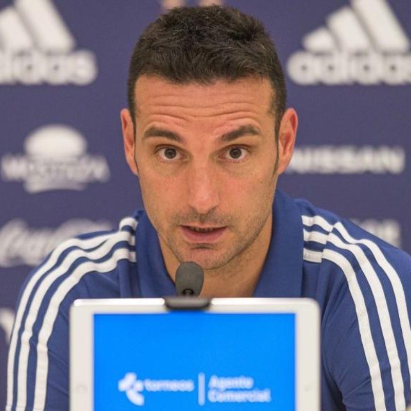 Scaloni que tiene en carpeta a dos jugadores de River para la selección