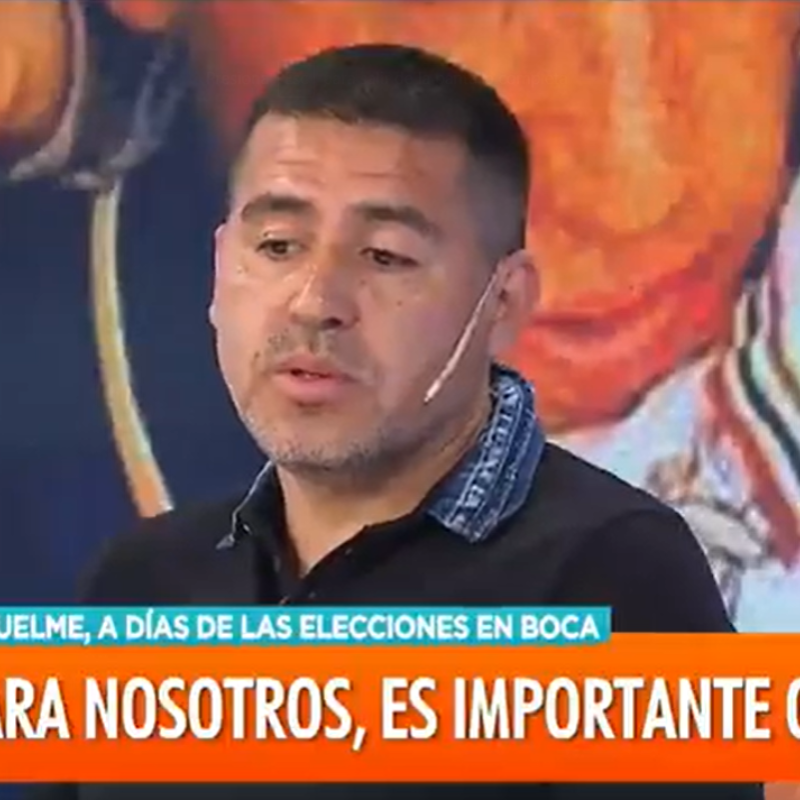 A Riquelme le preguntaron si vuelve a jugar en Boca si gana Ameal