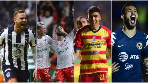 Los cuatro semifinalistas de la Liguilla del Apertura 2019 de la Liga MX. (Foto: JAM Media).