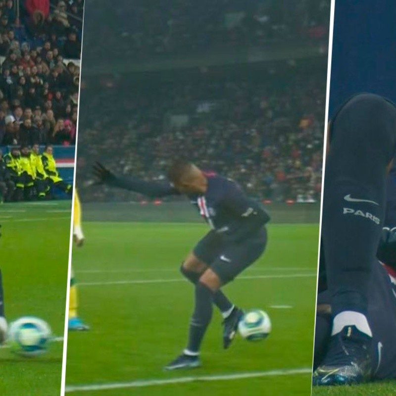 ¡Qué golazo! Di María metió un pase de tres dedos y Mbappé definió de taco