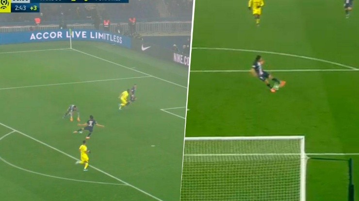 No se puede creer: Cavani metió terrible pifia y erró un gol hecho para el PSG