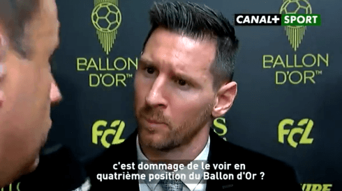 Messi explicó por qué votó a Mané en los Premios The Best: "Me encanta"