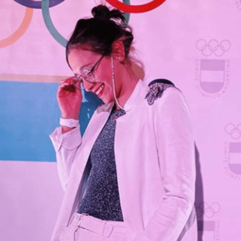 Delfina Pignatiello fue elegida la mejor deportista argentina y se cantó un reggaeton en pleno escenario