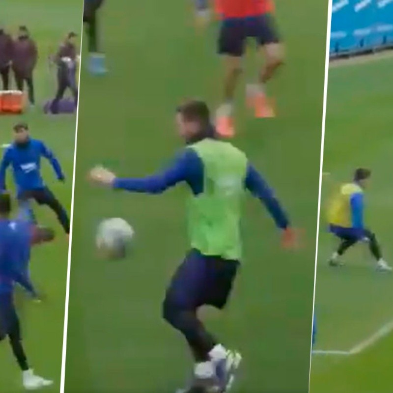 Barcelona subió un video de Messi entrenando en modo Dios