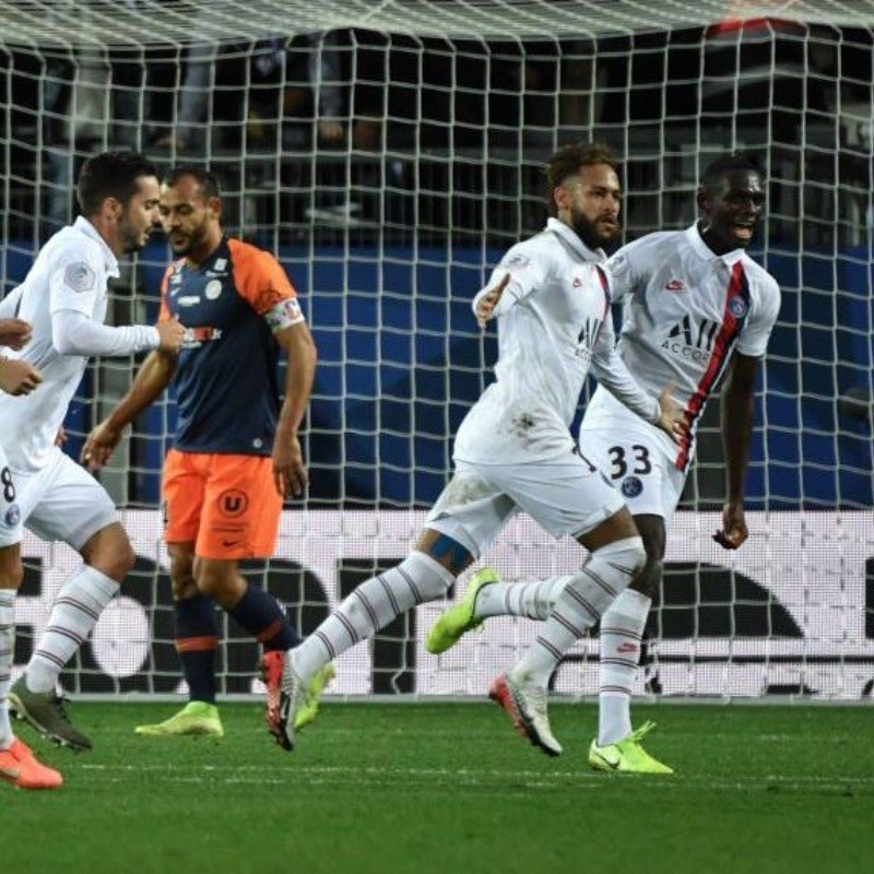 Montpellier ganaba hasta que apareció Neymar y PSG lo dio vuelta en 7'