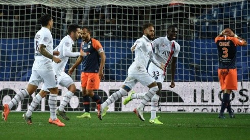 Montpellier ganaba hasta que apareció Neymar y PSG lo dio vuelta en 7'