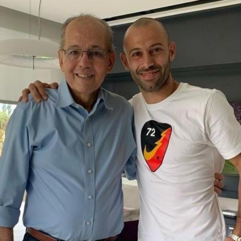 Mascherano subió una foto con Sabella y se nos cayó una lágrima