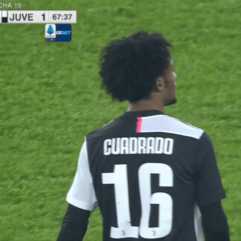 Lo expulsó el VAR: Cuadrado dejó con 10 a la Juventus