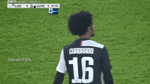 Lo expulsó el VAR: Cuadrado dejó con 10 a la Juventus