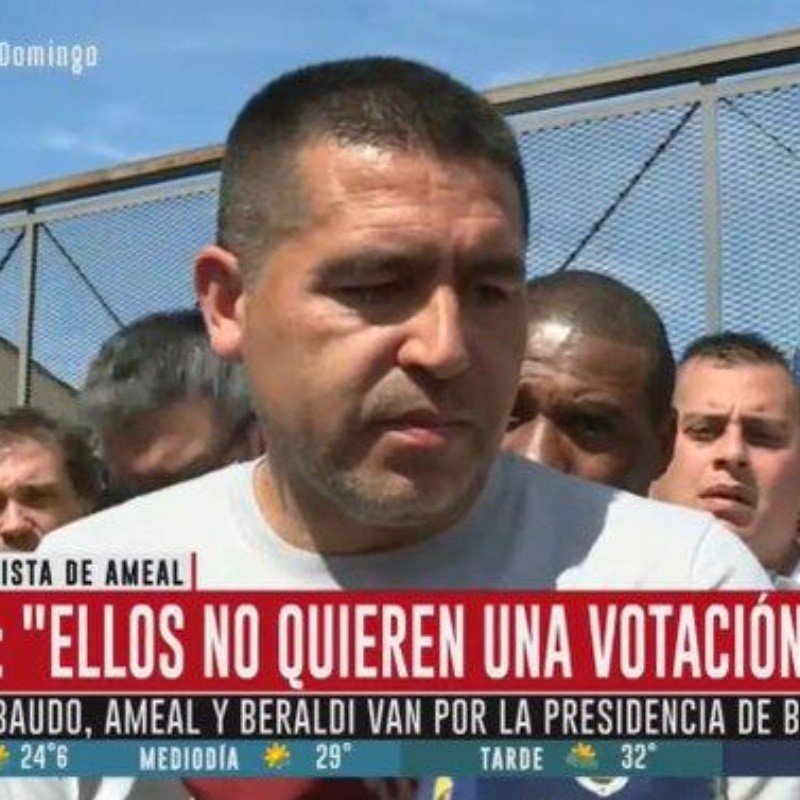 Se calentó Riquelme en el inicio de las elecciones en Boca: "Son tramposos"