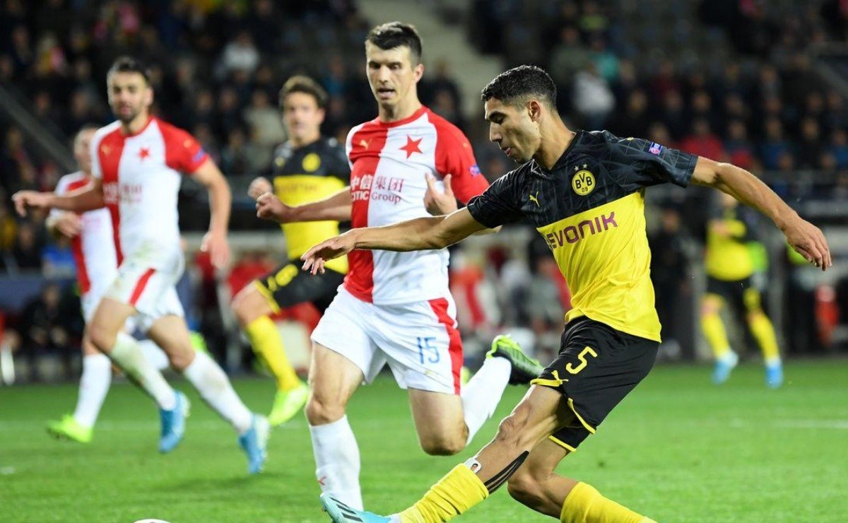 Qué Canal Transmite Borussia Dortmund Vs. Slavia Praga Por La Champions ...