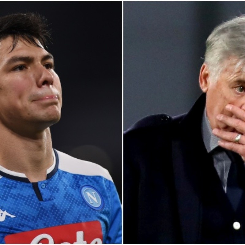 El emotivo adiós del Chucky Lozano a Carlo Ancelotti