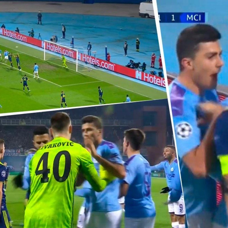 Estalló la polémica: el City de Guardiola metió un gol con un rival tirado en el piso