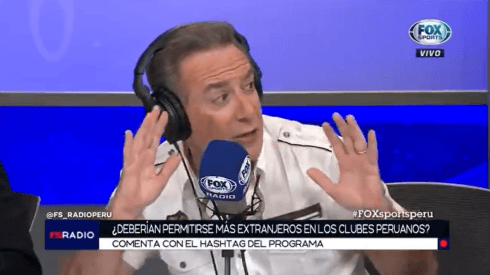 Eddie Fleischman es panelista en Fox Sports Radio Perú.