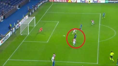 Así fue el gol de Luis Díaz en la UEFA Europa League.