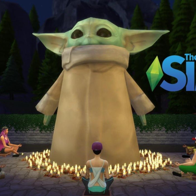 Agregan a Baby Yoda a Los Sims 4