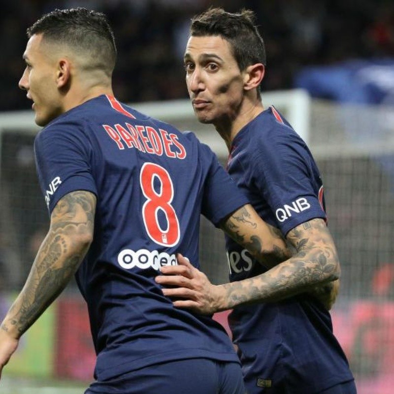 Di María subió una historia junto Paredes: "El hombre del partido"