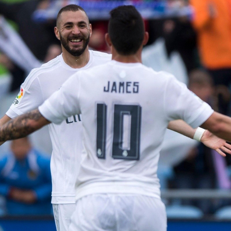 Todos unos bebés: James y Benzema juegan en Instagram y sorprenden a todos