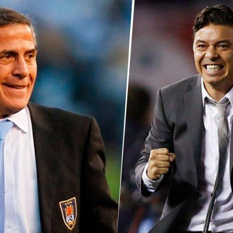 Tabárez sobre Gallardo en River: "Va a ser imposible superarlo"