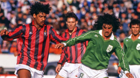 La foto del recuerdo que estalló todo: Leonel Ávarez vs. Frank Rijkaard y Marco van Basten
