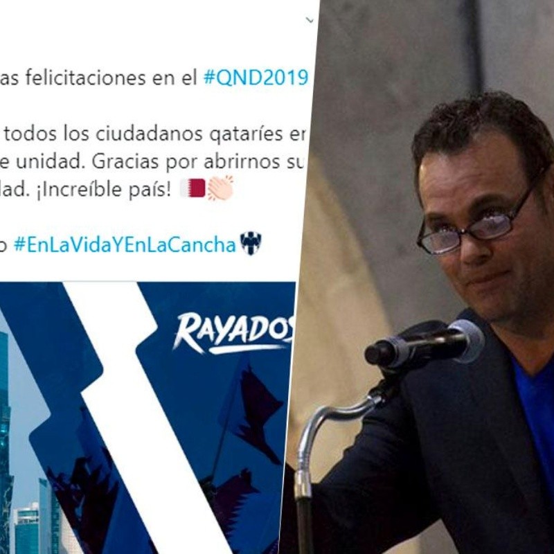 David Faitelson ironizó sobre el tuit que dedicó Rayados a Qatar