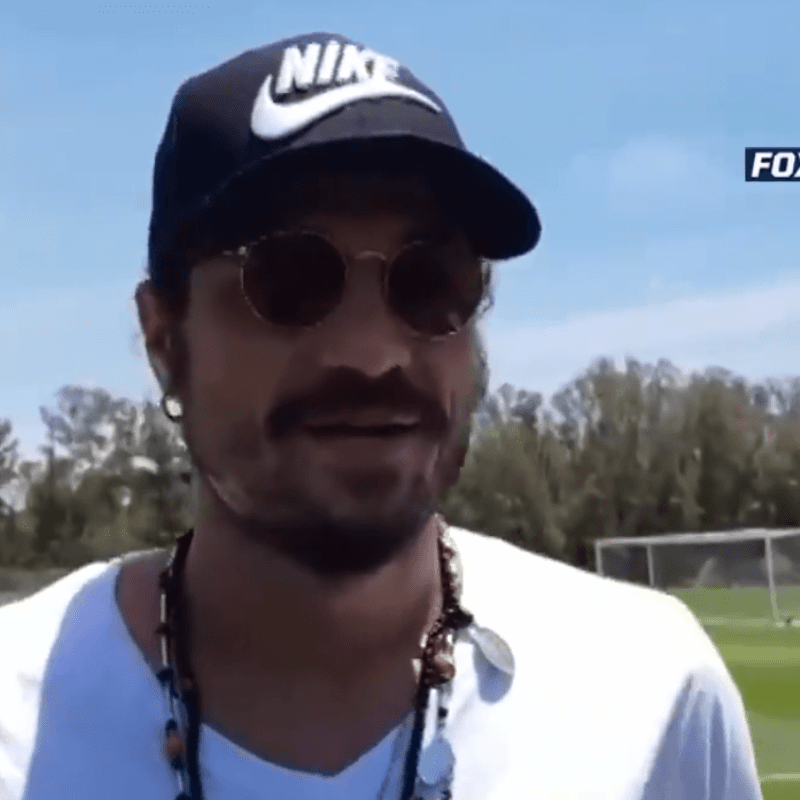 Daniel Osvaldo lo gastó a Ruggeri en la previa del partido de Fox Sports