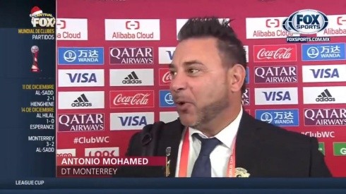 La emotiva charla del Turco Mohamed con su plantel previo al duelo con Liverpool